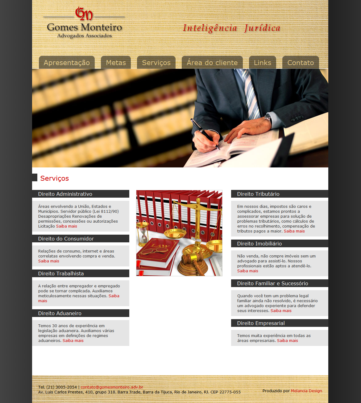 Gomes Monteiro – Advogados - Site em WordPress
