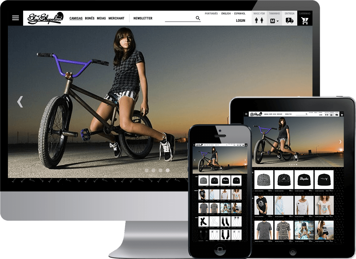 Loja Virtual Magento Responsivo - Shapeless